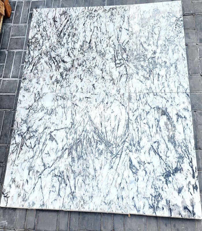 Alaska White Granite Tiles · 60 × 60 cm · 20 mm — Stones Forever
