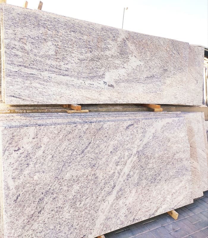 Amba White Granite Cutter slabs · 30 mm — Stones Forever