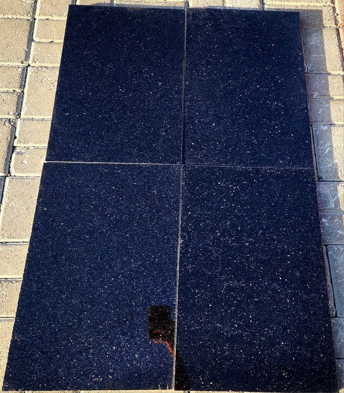 Black Galaxy Granite Tiles · 60 × 30 cm · 20 mm — Stones Forever
