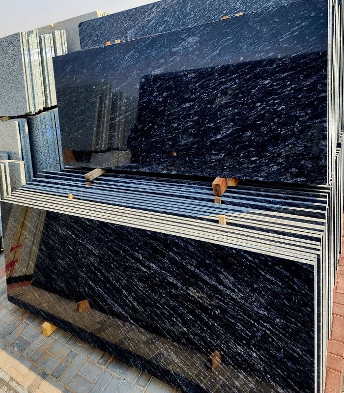 Black Marquina Cutter slabs · 30 mm — Stones Forever