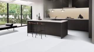 Visualisation of Carrara Quartz PB in a kitchen