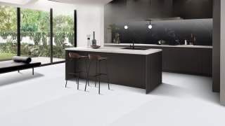 Visualisation of Carrara Quartz RU in a kitchen