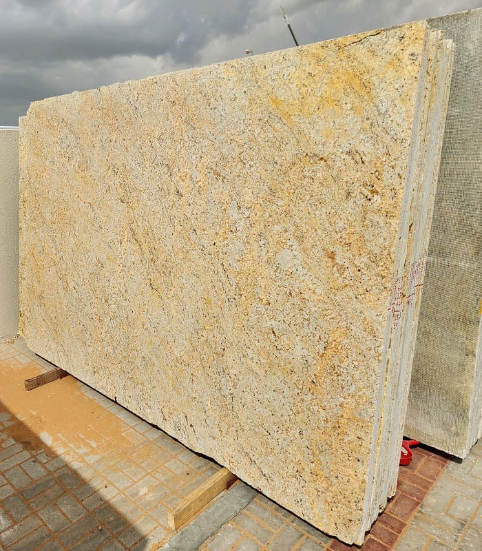 Colonial Gold Granite Gangsaw slabs · 30 mm — Stones Forever