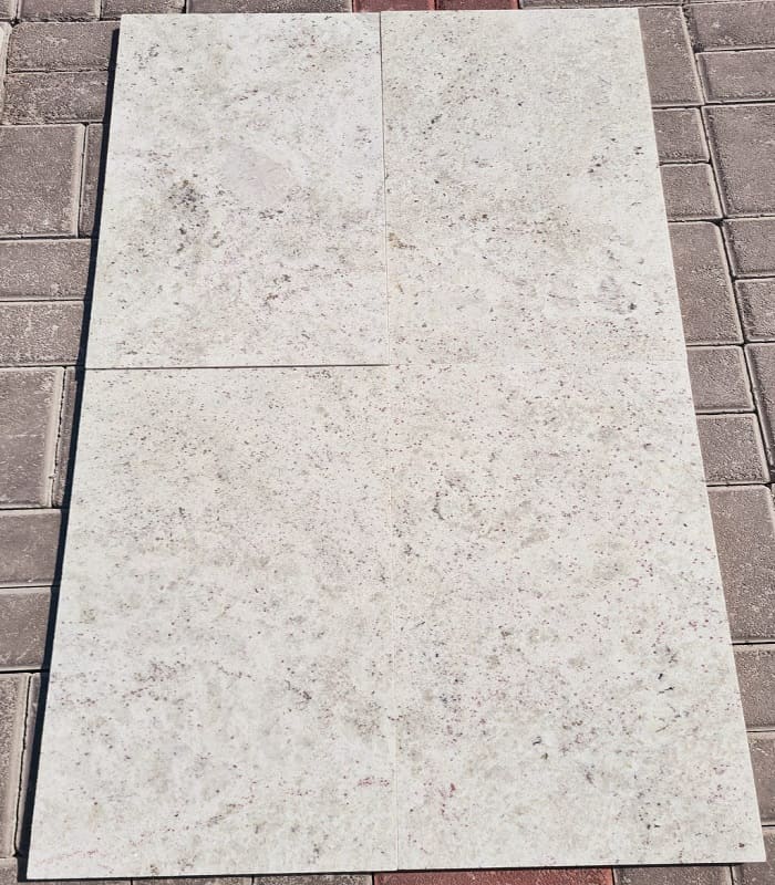 Colonial White Granite Tiles · 60 × 30 cm · 20 mm — Stones Forever