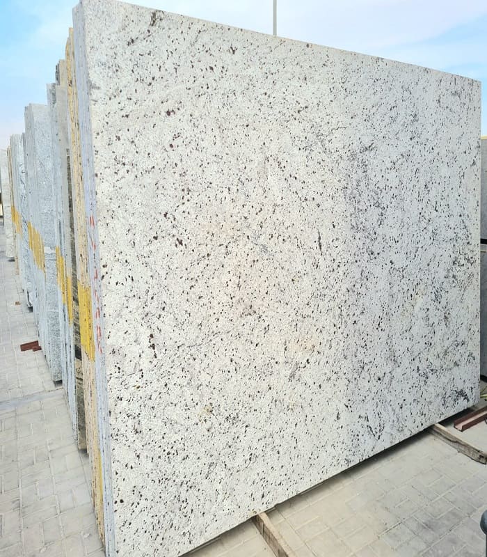Far East White Granite Gangsaw slabs · 30 mm — Stones Forever