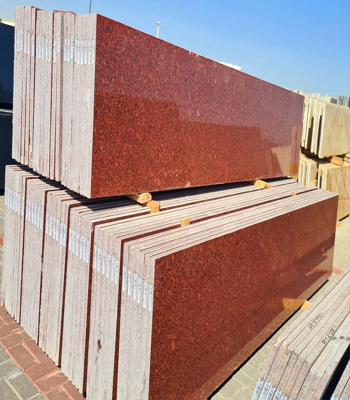 Imperial Red Granite Cutter slabs · 30 mm — Stones Forever