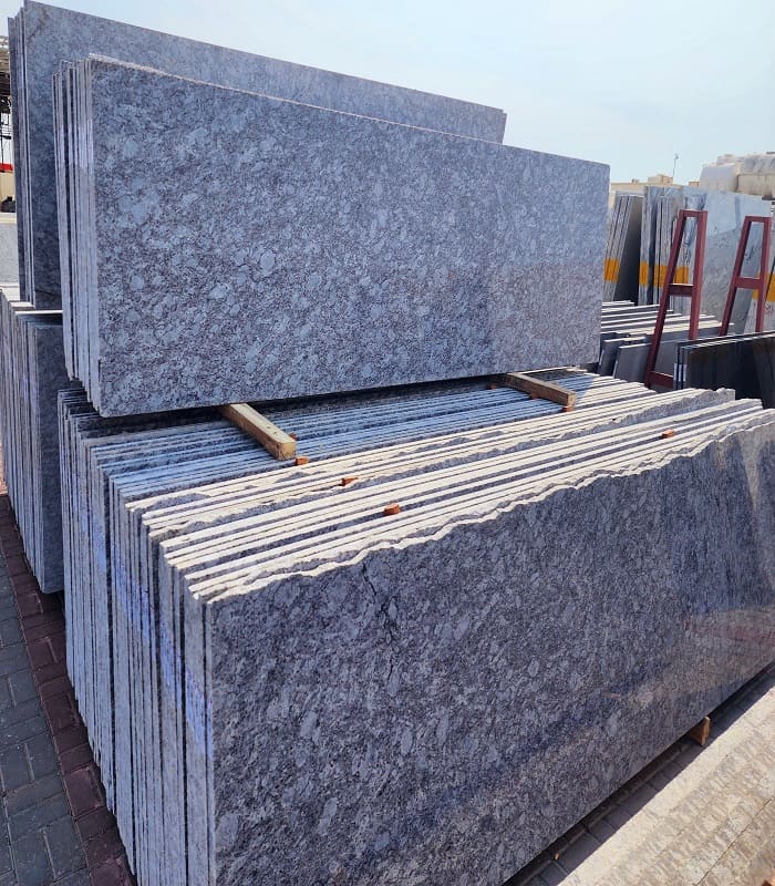 Lavender Blue Granite Cutter slabs · 30 mm — Stones Forever