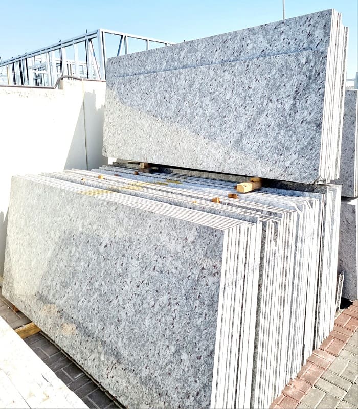 Moon White Granite Cutter slabs · 20 mm — Stones Forever