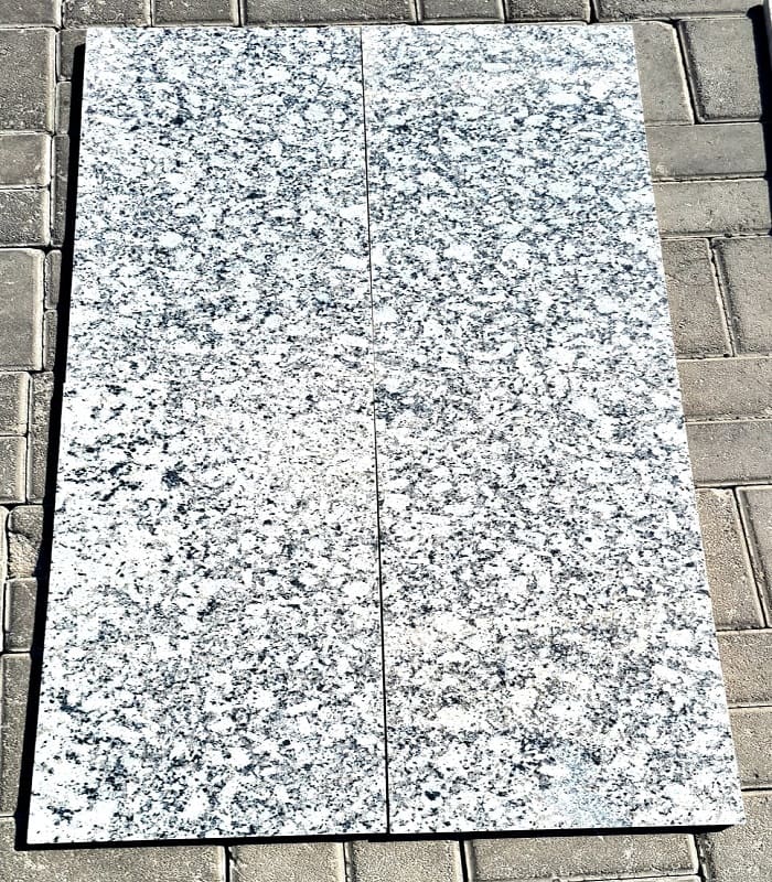 Platinum White Granite Tiles · 60 × 30 cm · 20 mm — Stones Forever