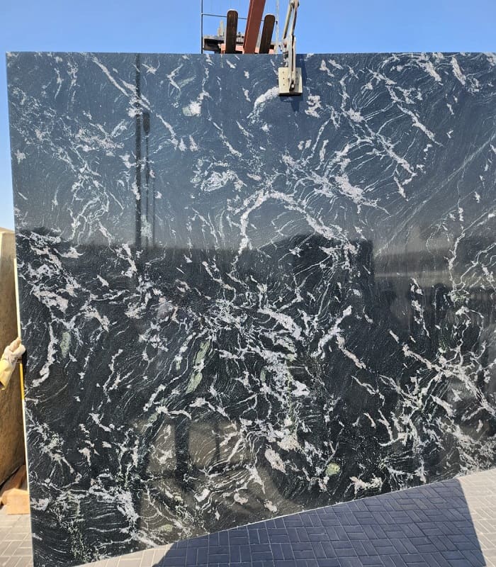River Black Granite Gangsaw slabs · 30 mm — Stones Forever