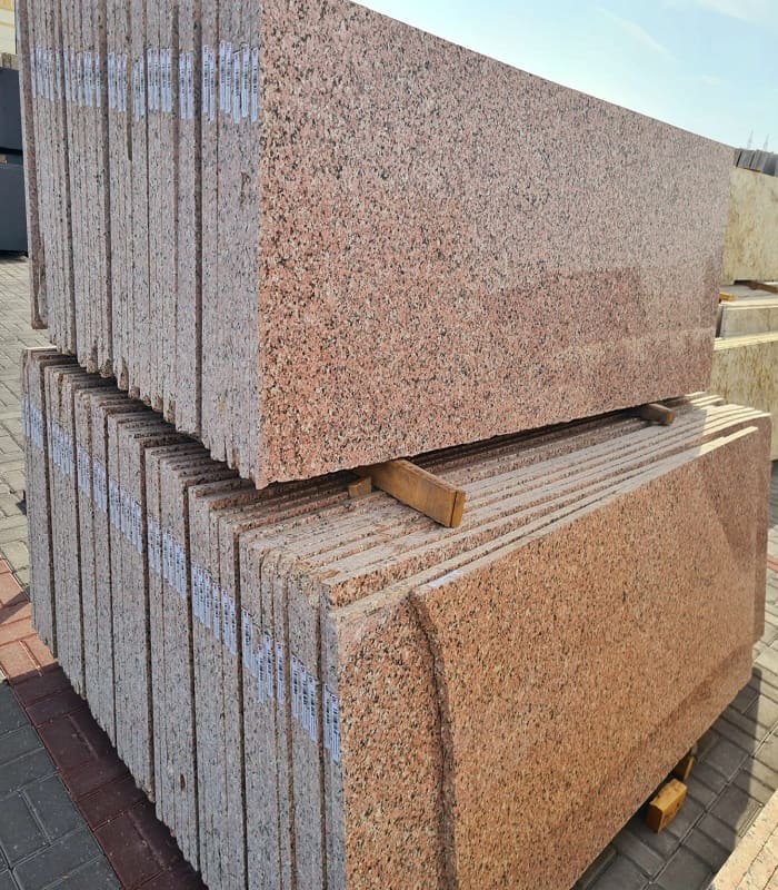 Rosy Pink Granite Cutter slabs · 30 mm — Stones Forever