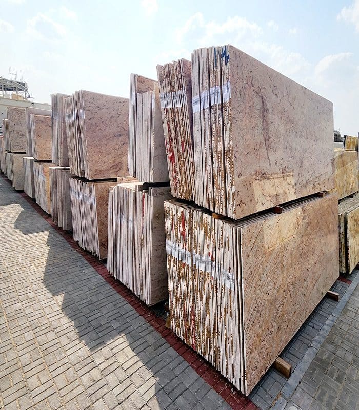 Shiva Gold Granite Cutter slabs · 20 mm — Stones Forever