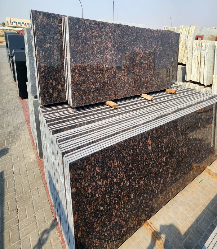 Tan Brown Granite Cutter slabs · 30 mm — Stones Forever