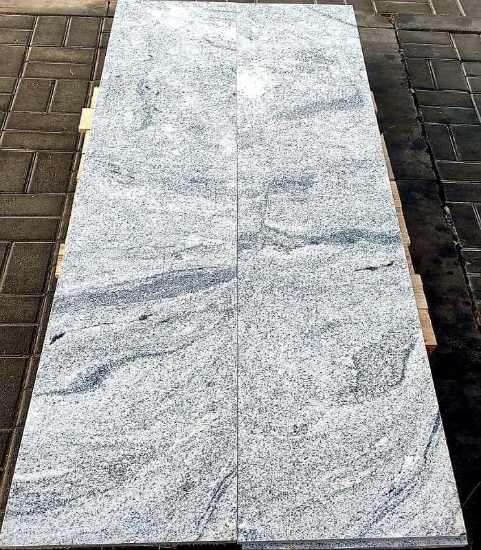 Viscon White Granite Steps · 30 mm — Stones Forever