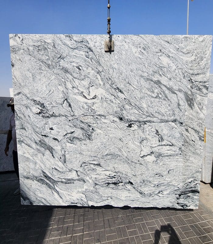 Viscon White Granite Gangsaw slabs · 30 mm (w) — Stones Forever
