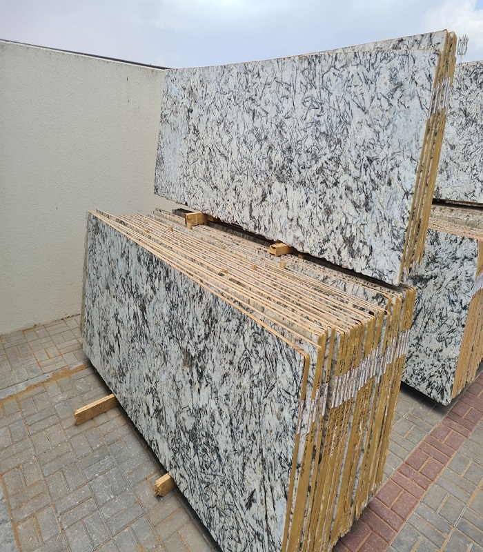 Indian White granite Slab