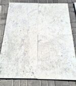 colonial white leathered granite
