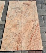 Shiva Gold Granite tile in floor