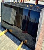 absolute black granite slab