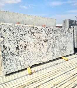 Alaska White Granite Cutter Slabs 3cm