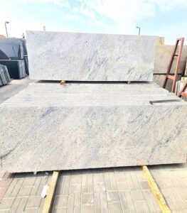 New Kashmir White Granite Cutter Slabs 3cm