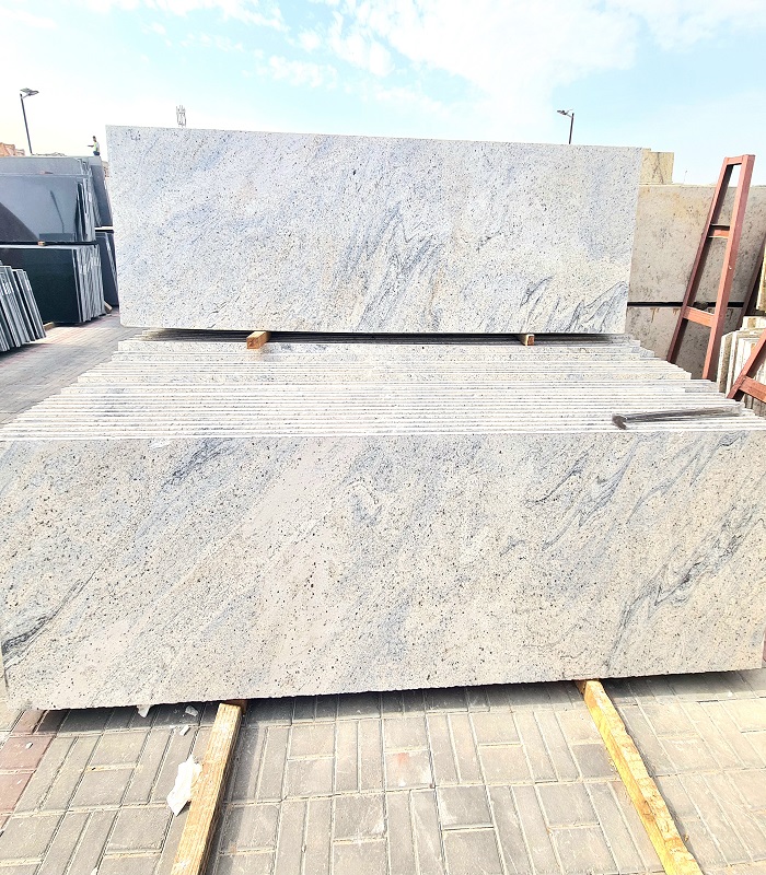 New Kashmir White Granite Cutter Slabs 3cm